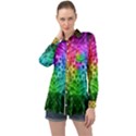 Fractal Design Long Sleeve Satin Shirt View1
