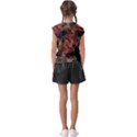 Fractal Kids  Raglan Cap Sleeve Tee View2