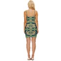 Abstract pattern geometric backgrounds   Wrap Tie Front Dress View4