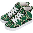 Abstract pattern geometric backgrounds   Kids  Hi-Top Skate Sneakers View2