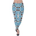 Floral pattern paisley style Paisley print  Doodle background Velvet Leggings View1
