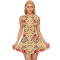 Floral folk damask pattern Fantasy flowers Floral geometric fantasy Women s Sports Wear Set View1