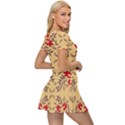 Floral folk damask pattern Fantasy flowers Floral geometric fantasy Women s Sports Wear Set View3
