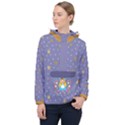 Alice in Wonderland Women s Front Pocket Pullover Windbreaker View1