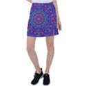 Vibrant Violet Mandala Tennis Skirt View1