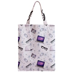 Computer Work Zipper Classic Tote Bag by SychEva