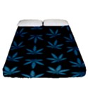 Weed Pattern Fitted Sheet (Queen Size) View1