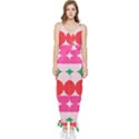 Geometric pattern Sleeveless Tie Ankle Chiffon Jumpsuit View1