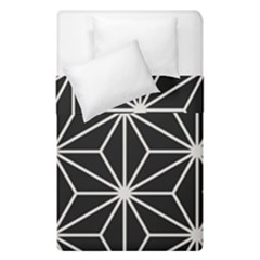 Black And White Pattern Duvet Cover Double Side (single Size)