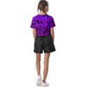 Magenta waves flow series 2 Kids  Basic Tee View2