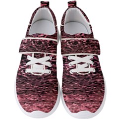 Pink  Waves Flow Series 11 Men s Velcro Strap Shoes