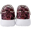 Pink  waves flow series 11 Men s Velcro Strap Shoes View4