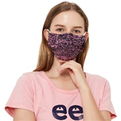 Pink  Waves Flow Series 11 Fitted Cloth Face Mask (adult)