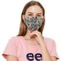 Modern Camo Tropical Print Design Fitted Cloth Face Mask (Adult) View1