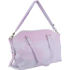 Watercolor Clouds Canvas Crossbody Bag