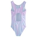watercolor clouds Kids  Cut-Out Back One Piece Swimsuit View2