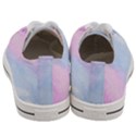 watercolor clouds2 Women s Low Top Canvas Sneakers View4