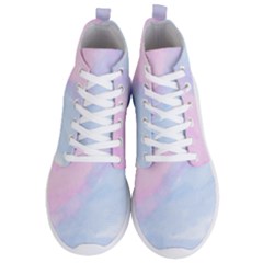 Watercolor Clouds2 Men s Lightweight High Top Sneakers