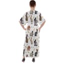 Cute Bunny V-Neck Boho Style Maxi Dress View2