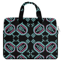 Abstract Pattern Geometric Backgrounds   Macbook Pro Double Pocket Laptop Bag (large) by Eskimos