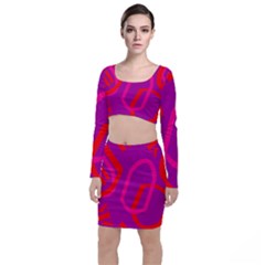 Abstract Pattern Geometric Backgrounds   Top And Skirt Sets