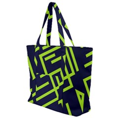 Abstract Pattern Geometric Backgrounds   Zip Up Canvas Bag by Eskimos