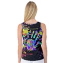 Crazy Multicolored Each Other Running Splashes Hand 1 Women s Basketball Tank Top View2