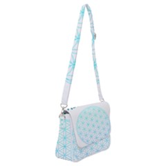 Flower Of Life  Shoulder Bag With Back Zipper by tony4urban
