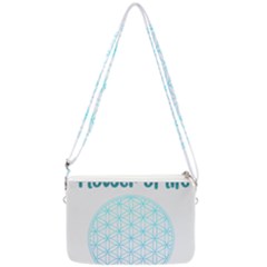 Flower Of Life  Double Gusset Crossbody Bag by tony4urban