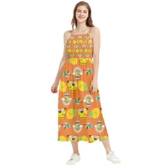 Minionspattern Boho Sleeveless Summer Dress