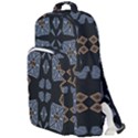 Abstract pattern geometric backgrounds   Double Compartment Backpack View1