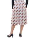 Kawaii Pumpkin Patt White Classic Velour Midi Skirt  View2