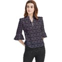 Freesia Loose Horn Sleeve Chiffon Blouse View1