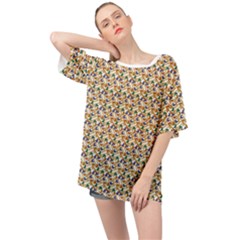 Fun Oversized Chiffon Top