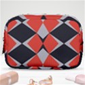 Abstract pattern geometric backgrounds   Make Up Pouch (Small) View1