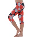 Abstract pattern geometric backgrounds   Kids  Lightweight Velour Capri Leggings  View2