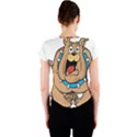 Bulldog-cartoon-illustration-11650862 Crew Neck Crop Top View2