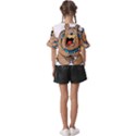 Bulldog-cartoon-illustration-11650862 Kids  V-Neck Horn Sleeve Blouse View2