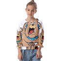 Bulldog-cartoon-illustration-11650862 Kids  Cuff Sleeve Top View1