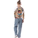 Bulldog-cartoon-illustration-11650862 Kids  Cuff Sleeve Top View2