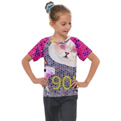 62341d1e09296173fa754e4d 62341d1e09296173fa754e4d-1 Kids  Mesh Piece Tee