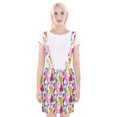 Acryl Paint Braces Suspender Skirt