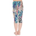 Colorful Spotted Reptilian Kids  Capri Leggings  View2