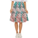 Colorful Spotted Reptilian Coral Classic Short Skirt View1