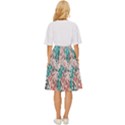 Colorful Spotted Reptilian Coral Classic Short Skirt View4