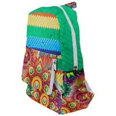 Mandalas-1084082 Textured-rainbow Travelers  Backpack by jellybeansanddinosaurs