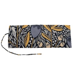 Floral Roll Up Canvas Pencil Holder (s) by Sparkle