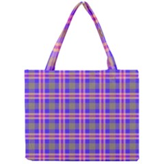 Tartan Purple Mini Tote Bag by tartantotartanspink2