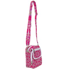 Pink Tartan-10 Shoulder Strap Belt Bag by tartantotartanspink2