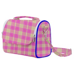 Pink Tartan 4 Satchel Shoulder Bag by tartantotartanspink2
